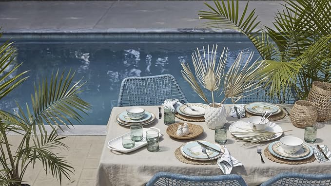 Lenox Tuscany Classics Stackable Drinkware, Glass, Dishwasher Safe, Short Glasses, Set of 4, Green (4 Piece) - Image 7