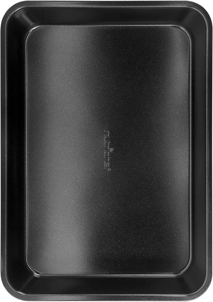 NutriChef 13-inch Black Cookie Sheet Baking Tray, Non-Stick Coated Layer Surface, Great for Food Preparation, Serving, Pastry Dessert Baking, Used for Model Number NCBK6BK by NutriChef%E2%84%A2Kitchen