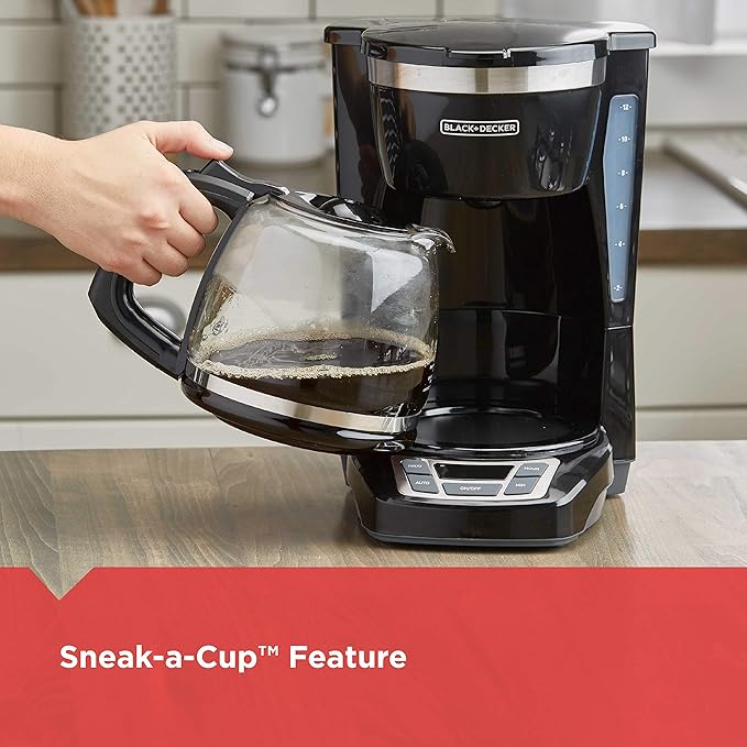 BLACK+DECKER 12-Cup Drip Coffee Maker with Vortex Brewing - Image 7