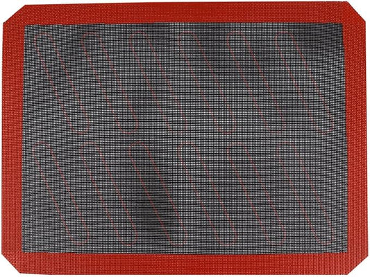 Heat Resistant Bakeware Liner Silicone and Glass Fiber Baking Mat Non-stick Oven Pad for Baking Cookies Pizza Pastry and Bread in Kitchen by LIFKICH