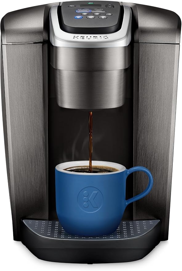 Keurig K-Elite Single-Serve K-Cup Pod Coffee Maker, Brushed Slate, 12 oz. Brew Size & Slim Non-Rolling Storage Drawer, Coffee Pod Storage, Holds up to 24 K-Cup Pods, Black - Image 2