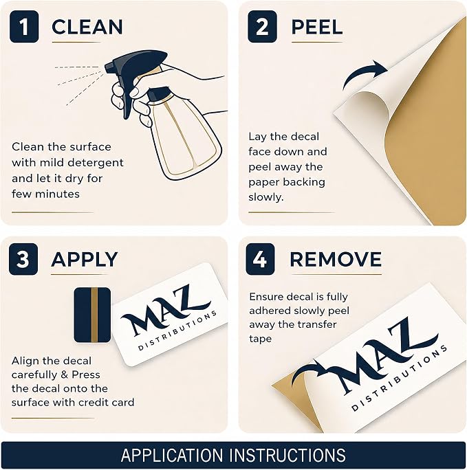 MAZ DISTRIBUTIONS – Pantry Sticker – Vinyl Decal for Refrigerators – Removable Waterproof Sticker for Store Door – Useable Indoor and Outdoor – Easy use for Office and Canteen – MAZ – 321 - Image 7