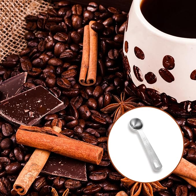 2 Pcs 3/4 tsp(3.75ml | 1/4 tbsp| 1/8 oz) Measuring Spoon Stainless Steel Individual Measure Scoop Mini Metal Measuring Spoons Easy to Use and Easy to Wash for Cooking Baking Kitchen Gadgets