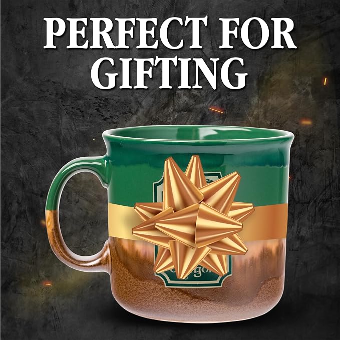 Silver Buffalo Lord of the Rings Green, Reactive Glaze Camper Mug, 20oz | Ceramic, the Dragon, 0.59 Liters - Image 6