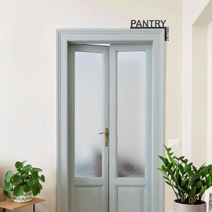 Elegant Pantry Signs for Door Corner Decor - Versatile 9.6" x 5.3" Waterproof and Durable Decorative Plaques for Pantry Decor and Door Topper（right） - Image 7