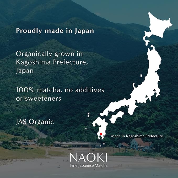 Naoki Matcha Organic All Purpose Blend - Authentic Japanese Culinary Grade Matcha Green Tea Powder from Japan (40g / 1.4oz)