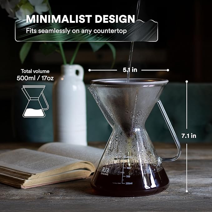 Ovalware Pour Over Coffee Maker - Thumbnail 3