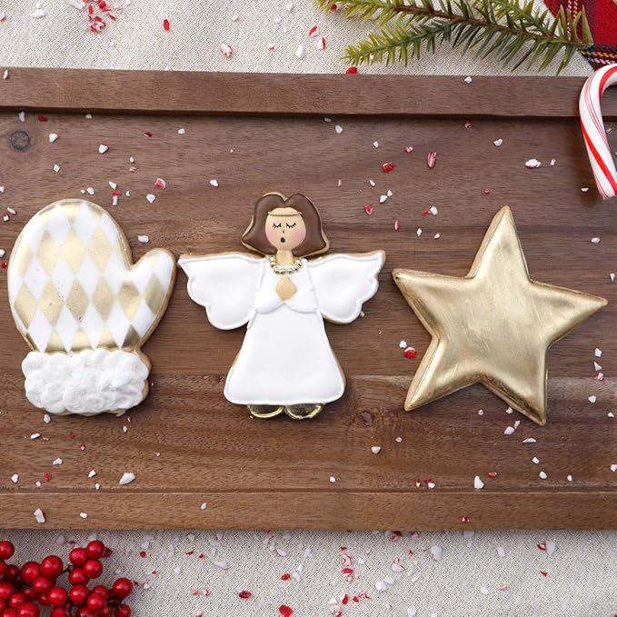 Angel Cookie Cutter, Premium Food-Grade Stainless Steel, Dishwasher Safe
