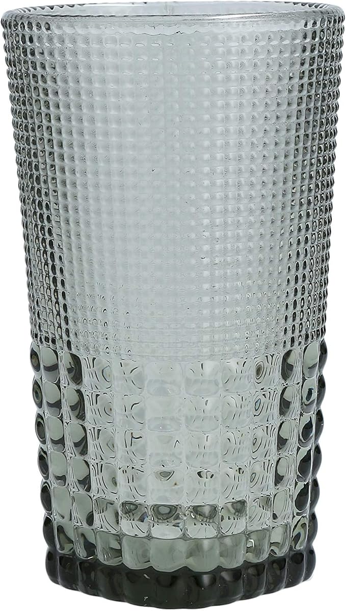 Fortessa Malcolm Iced Beverage Cocktail Glass, 15-Ounce, Gray, 6 Count by Unknown