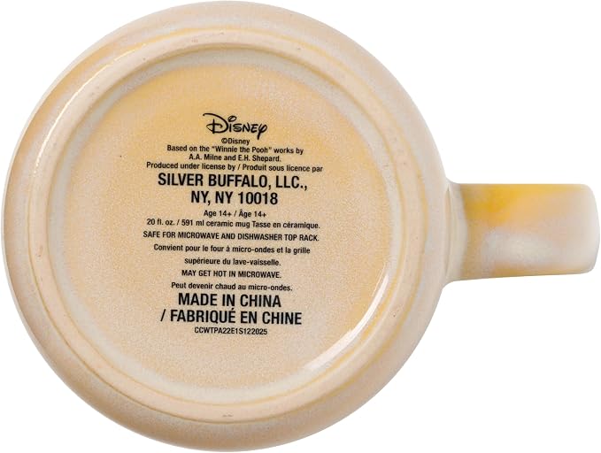 Silver Buffalo Disney Winnie the Pooh Bees, Reactive Glaze Camper Mug, 20oz | Honey, Ceramic, 0.59 Liters - Image 5
