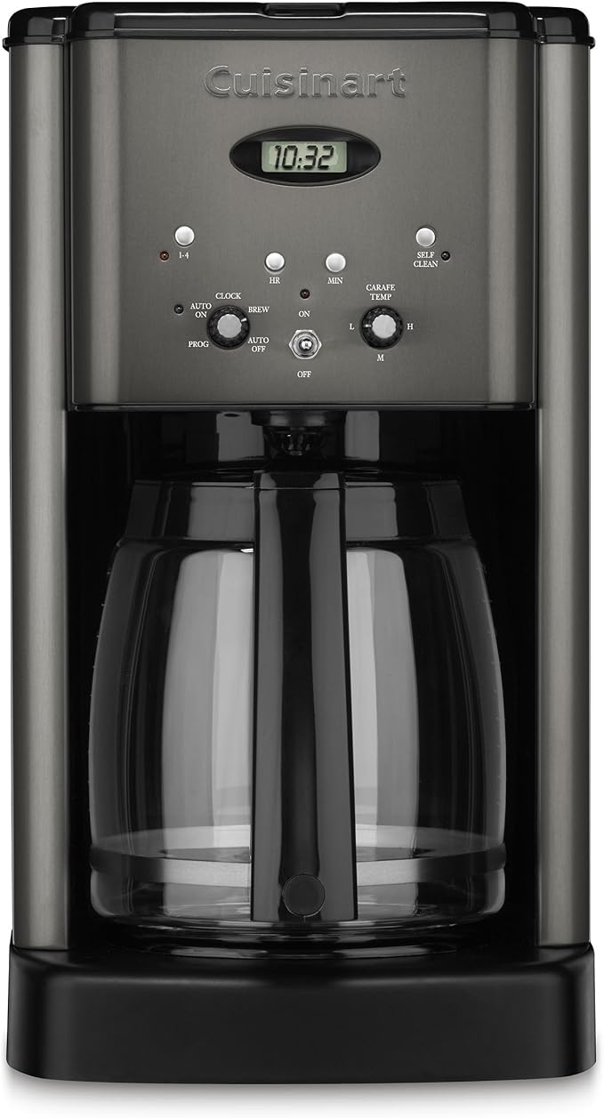 Cuisinart 12 Cup Brew Central Maker Coffee Maker, Black Stainless Steel, DCC-1200BKSNAS by Cuisinart