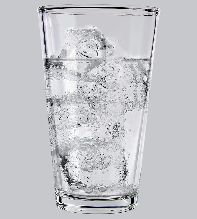 Kitchen Lux Pint Beer Glasses Set of 6 (16oz) Tall Clear Drinking Glasses | All Purpose Tumbler – Heavy Base for Ale, Cocktail, Water, Juice – Pub Style Design For Home Dining, Bars, and Parties - Image 5