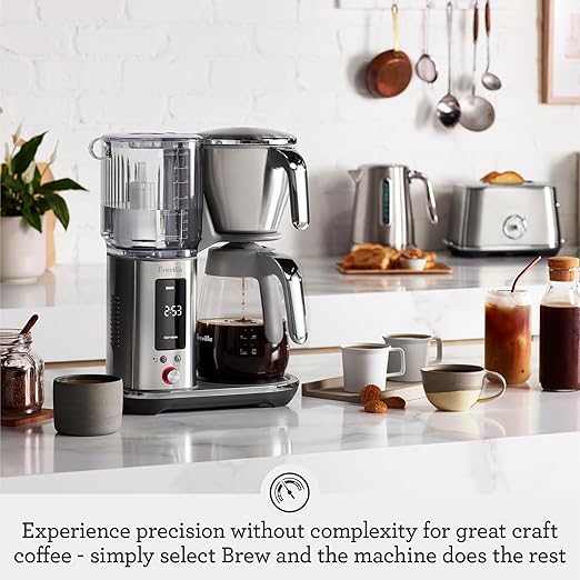 Breville BDC415OLT Luxe Brewer Glass Carafe, Olive Tapenade | Brew delicious hot coffee and cold brew with intuitive drip coffee machine with customizable settings | 60 fl oz capacity - Image 2