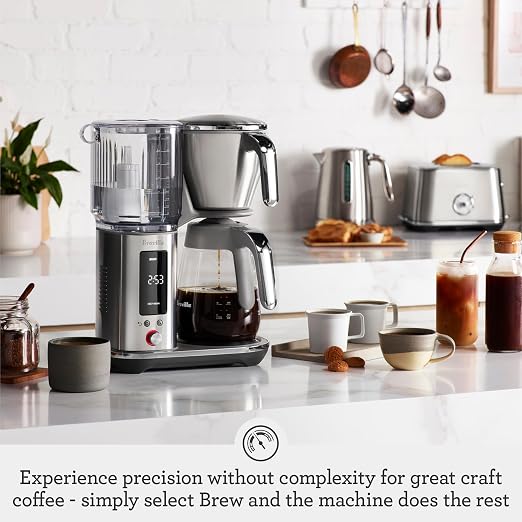Breville BDC415BTR Luxe Brewer Glass Carafe, Black Truffle | Brew delicious hot coffee and cold brew with intuitive drip coffee machine with customizable settings | 60 fl oz capacity - Image 2