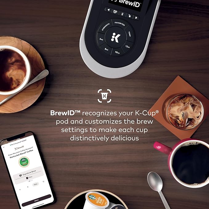Keurig K-Supreme SMART Coffee Maker (Black) | MultiStream Technology, Brews 6-12oz Cup Sizes - Image 4