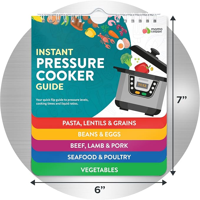 Instant Pot Magnetic Cheat Sheet Magnet - Instant Pot Accessories - Cookbooks Pressure Cooker Cooking Guide - Instapot Booklet - Instantpot Cooking - Kitchen Gifts for Women - Kitchen Gadgets - Image 4