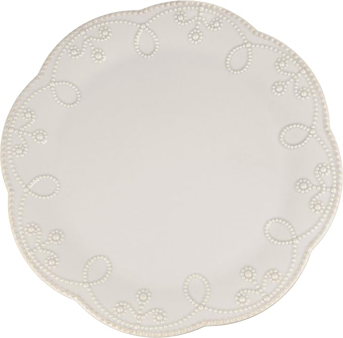 Lenox French Perle Pedestal Cake Plate, Medium, White - | pedestal design, dishwasher safe | entertaining, gift for women, cupcake stand, elegant entertaining - Image 2