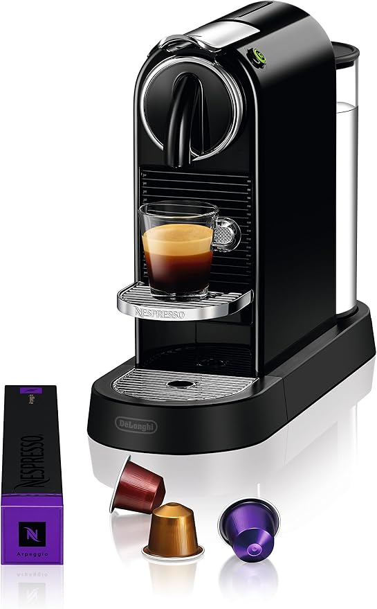 Nespresso CitiZ Original Espresso Machine by De'Longhi, Black | Limousine black espresso machine with 19 bar pump and fast heat-up. Brews espresso and lungo at the touch of a button. - Image 3