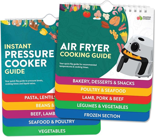 Air Fryer & Instant Pot Magnetic Cooking Guides - 7" x 6" Each - Set of 2 Instant Pot Air Fryer Accessories Cook Books - Airfryer Kitchen Accessories & Kitchen Gadgets 2026 by MomoNashi