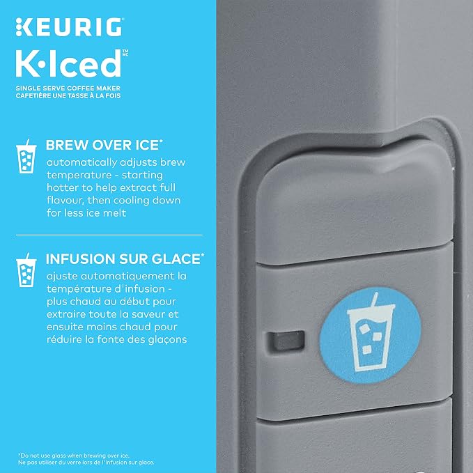 K-Iced Single Serve Coffee Maker - Grey - Image 3
