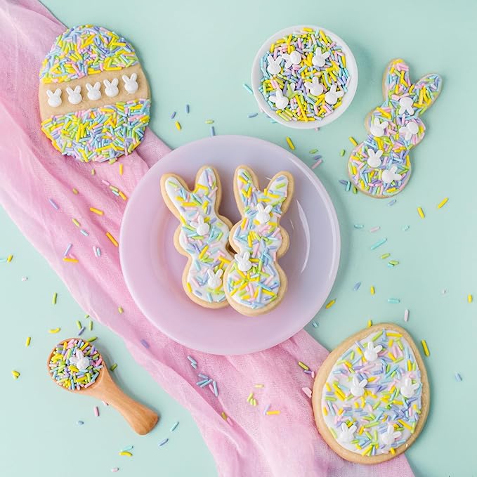 Cookie Cutter Kingdom, Easter Cookie Cutters, 4 packBaking, Cake Decorarting, Mold for Cakes Biscuits and Sandwiches (Easter)