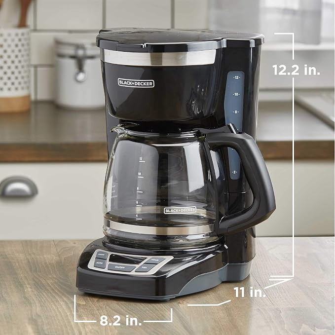 BLACK+DECKER 12-Cup Drip Coffee Maker with Vortex Brewing - Image 10