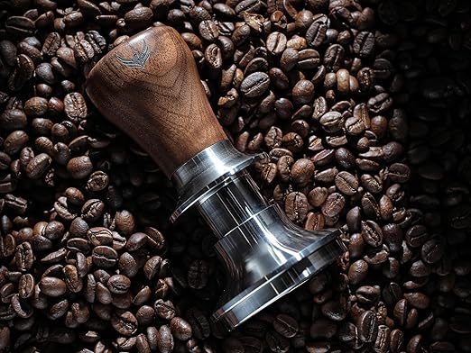 58mm Espresso Tools Set for Gaggia, Rocket, Lelit & ECM – Walnut Organizer Station, Spring Loaded Self Leveling Tamper, Distribution Tool, WDT Stirrer & Precision Digital Scale