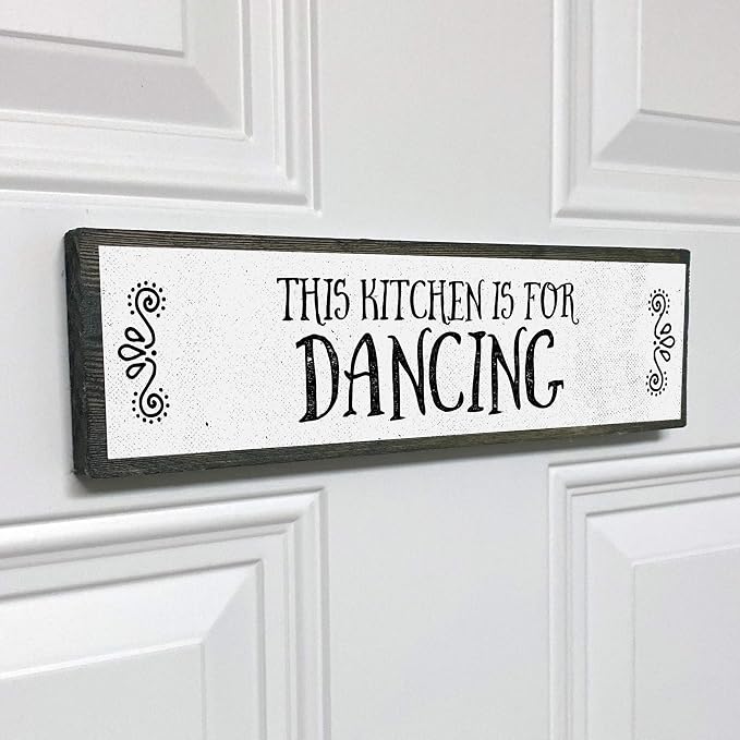 Kitchen Wood Signs (Medium - Wood And Metal, This Kitchen Is For Dancing) - Image 8