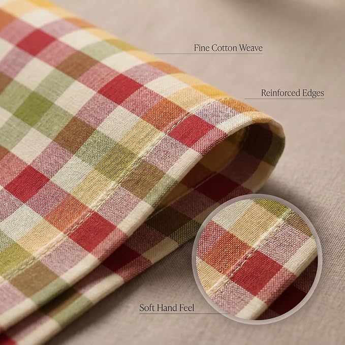 Urban Villa Cloth Napkins Cotton 20x20 (Set of 12) Harvest - Image 5