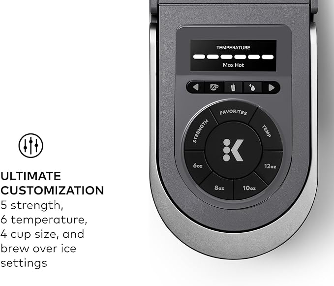Keurig K-Supreme SMART Single Serve Coffee Maker With Wifi Compatibility, 4 Brew Sizes, And 66oz Removable Reservoir, Compatible with Alexa, Gray - Image 3
