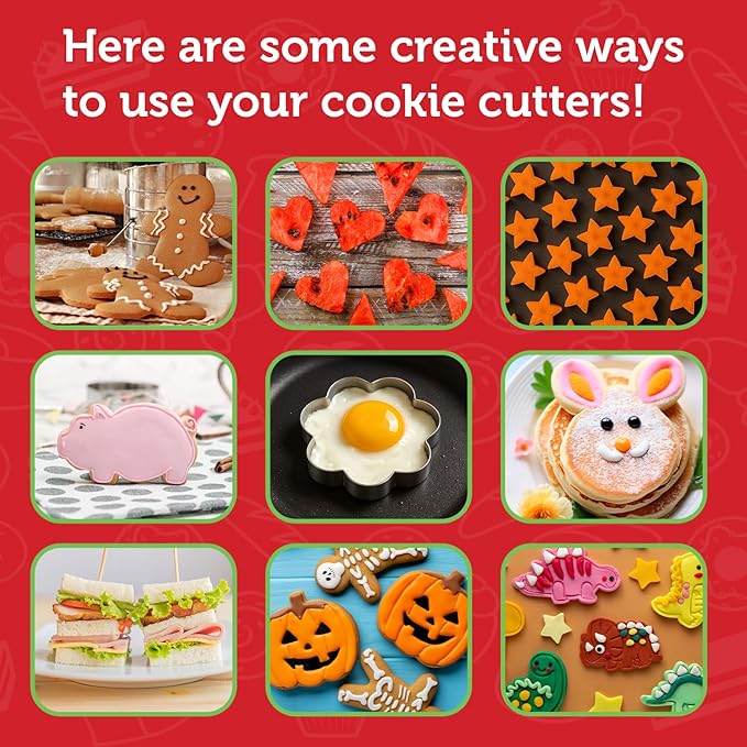 Christmas Light Bulb Cookie Cutter 3 Piece Set, Premium Food-Grade Stainless Steel, Dishwasher Safe (Light Bulb 3 Piece)