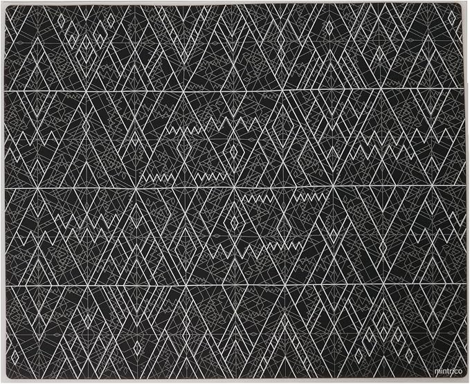Mintrico placemat for Dining Table Set of 2 Silicone Heat Resistant Non Slip (Charcoal) by Mintrico
