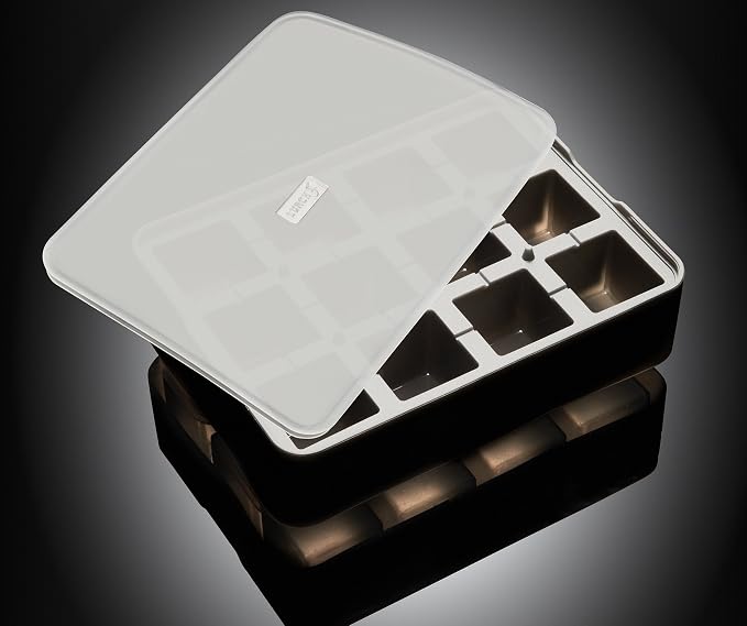 LURCH Germany ICE Former Cube - Silicone Tray for 12 Ice Cubes (1.6x1.6'') - Image 3