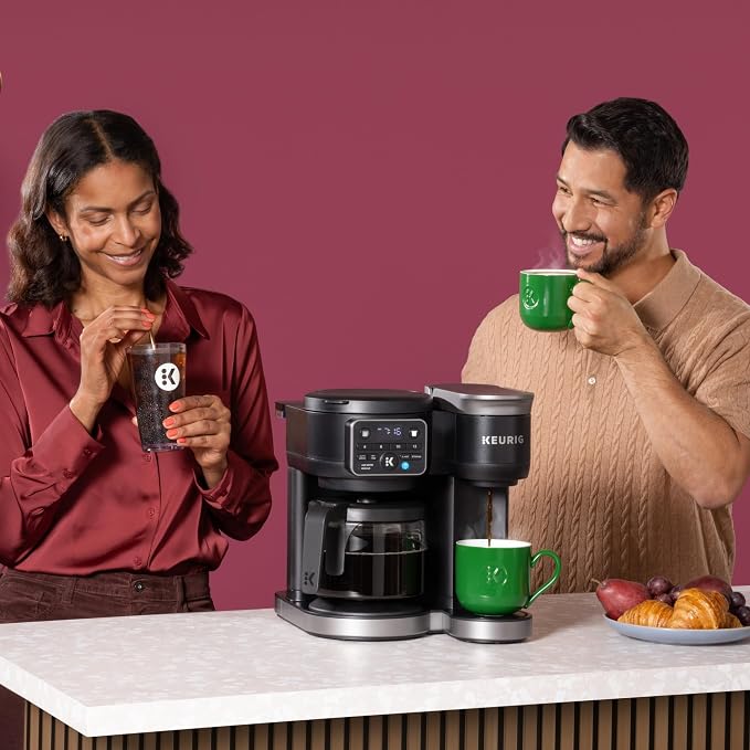 Keurig K-Duo Hot & Iced Single Serve & Carafe Coffee Maker, MultiStream Technology, 72oz Reservoir (Gen 2) | MultiStream Technology, Reservoir (Gen 2) - Image 10