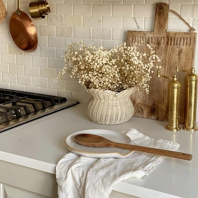 Beautiful Ceramic Spoon Rest for Stove Top - Perfectly Sized Spoon Holder for Your Kitchen Countertop - Easy to Clean and Dishwasher Safe, Perfect Addition to Any Kitchen Counter for Everyday Cooking - Image 2