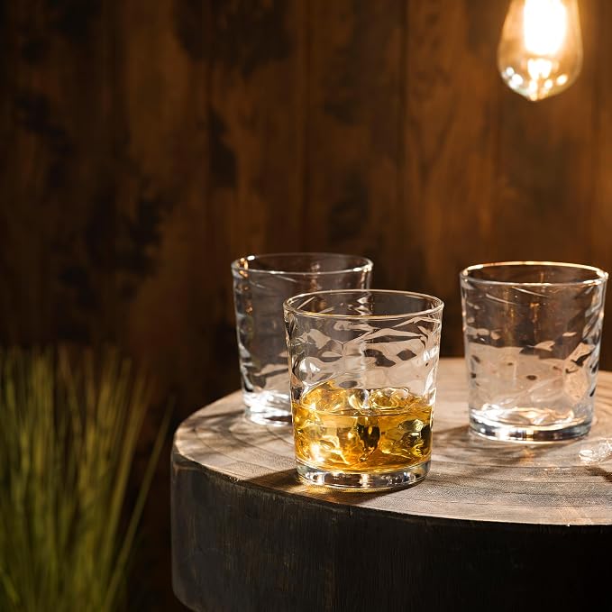 Glaver's Whiskey Glasses 13 oz Set of 4 Old Fashioned Glasses | Barware, For Whisky, Scotch, Bourbon, Liquor, Juice, and Cocktails - Image 2