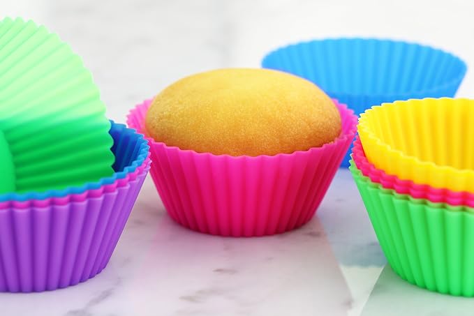 New Star Foodservice 44270 Reusable Silicone Baking Cups and Cupcake Liners, Set of 24 - Image 8