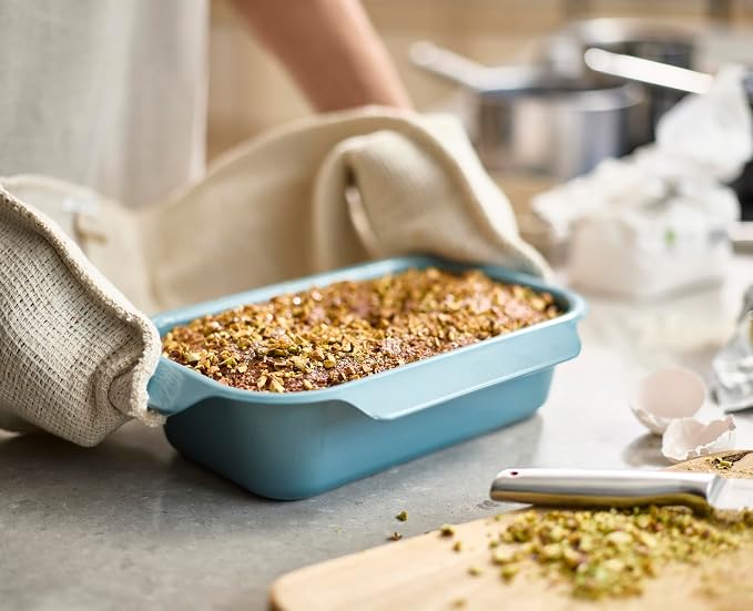 Joseph Joseph Nest™ Bake 2lb Non-Stick Baking Bread Loaf Pan, Carbon Steel, Stackable, Space-Saving Design, 10yr Guarantee, 11.8” x 7.5” - Image 5