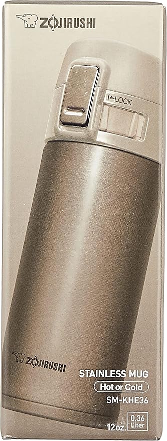 Zojirushi SM-KHE36NL Stainless Steel Mug, 12-Ounce, Champagne Gold - Image 3