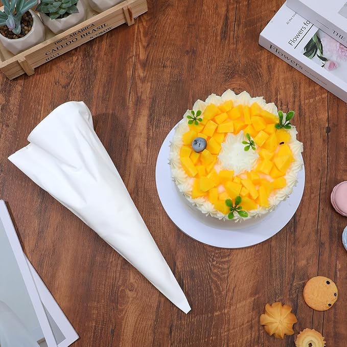 5PCS Reusable Piping Bag, Cotton 12 In Piping Bags Reusable, Hanging Decorating Bag, White Cloth Frosting Bags, Icing Piping Bags Decorating Bags Icing Frosting Bags, White Piping Bags