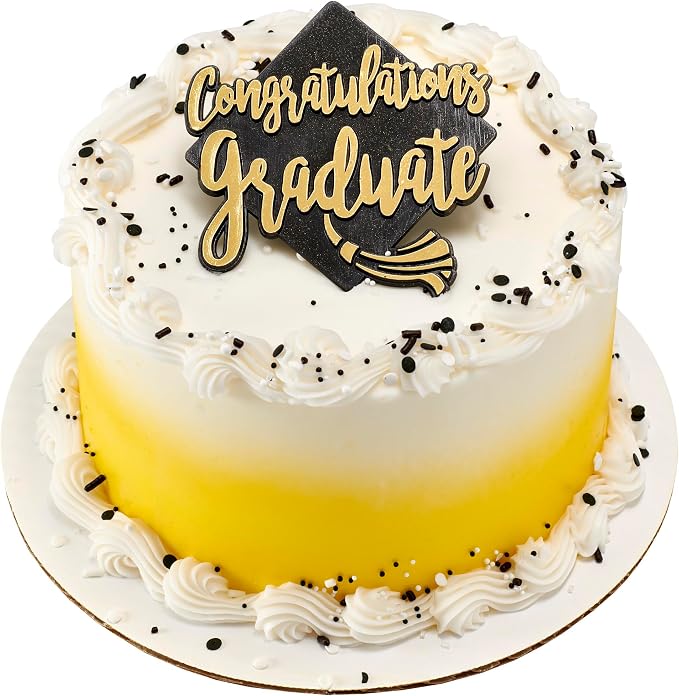 DecoPac Graduation Fusion Mix Candy Sprinkles, 26oz, Fancy Sprinkles in Handheld Container, Edible Black And White Sprinkles For Celebration Cakes, Cupcakes, Cookies and Donuts - Image 4