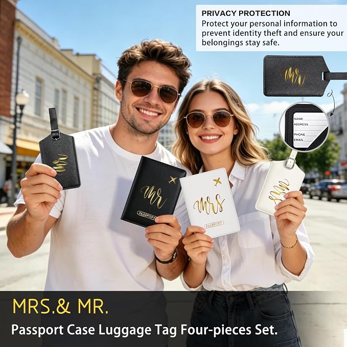 Jumway Wedding Gifts Basket, Gifts for Bridal Shower Engagement Wedding and Married Couples Anniversary - Tote Bag Ceramic Marble Coffee Mugs Gift Set Black - Image 5