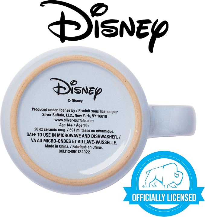 Silver Buffalo Disney Lilo and Stitch Aloha Vibes, Ceramic Camper Mug, 20oz | Coconut Tropical Floral, 0.59 Liters - Image 4