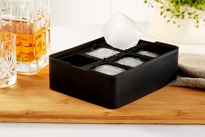 LURCH Germany ICE Former Cube - Silicone Tray for 6 Ice Cubes (2x2'') - Image 9
