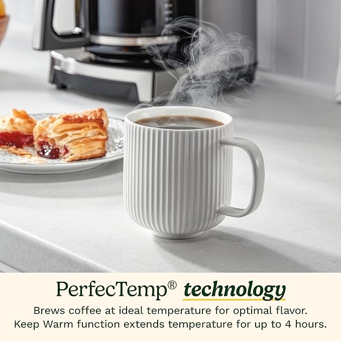 Cuisinart Coffee Maker, 14-Cup PerfecTemp Programmable Coffee Machine Glass Carafe with 1-4 Cup Setting, Brew Strength Control, Brew Pause, and Over Ice Function, Stainless Steel, DCC-3500SS - Image 4