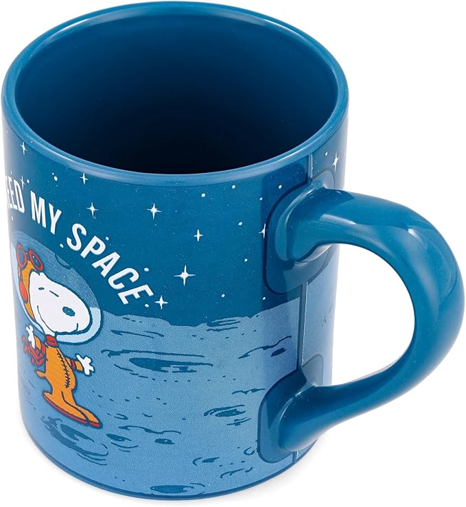 Silver Buffalo Peanuts Snoopy I Need My Space, Ceramic Mug, 14oz | 0.4 Liters - Image 5
