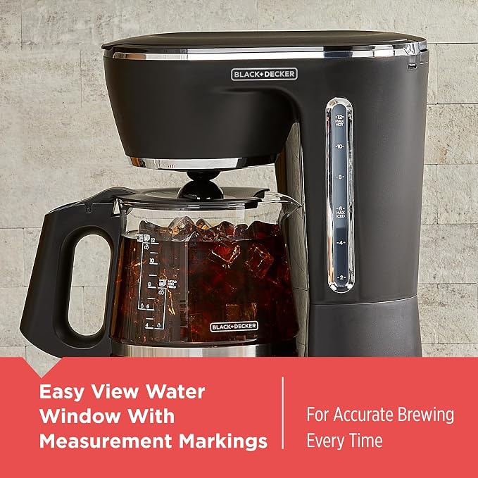 BLACK+DECKER 5-Cup Programmable Coffee Maker | Compact 5-cup coffee maker with Vortex brewing, Sneak-A-Cup and programmable auto brew. - Image 7