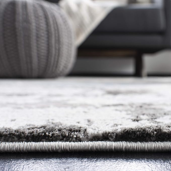 SAFAVIEH Craft Collection Runner Rug - 2'3" x 10', Grey & Blue, Modern Design, Non-Shedding & Easy Care, Ideal for High Traffic Areas in Living Room, Bedroom (CFT820F) - Image 8