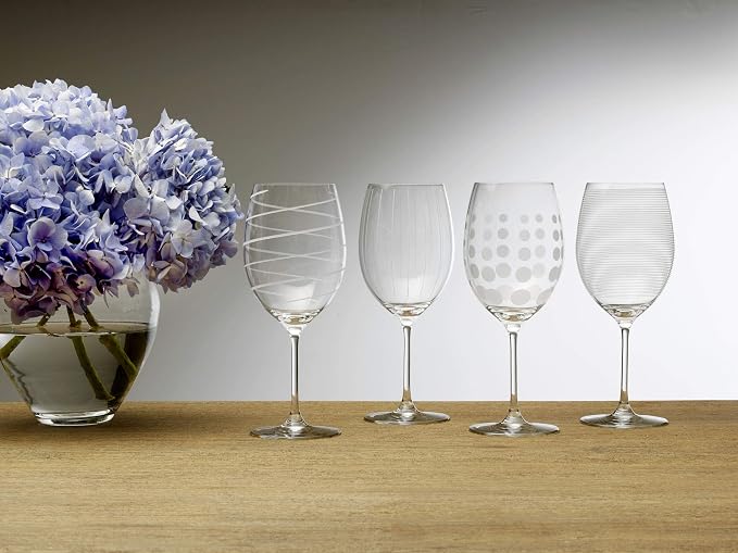Mikasa Cheers Bordeaux Wine Glass, Set of 4, 24 Ounce, Clear - Image 3