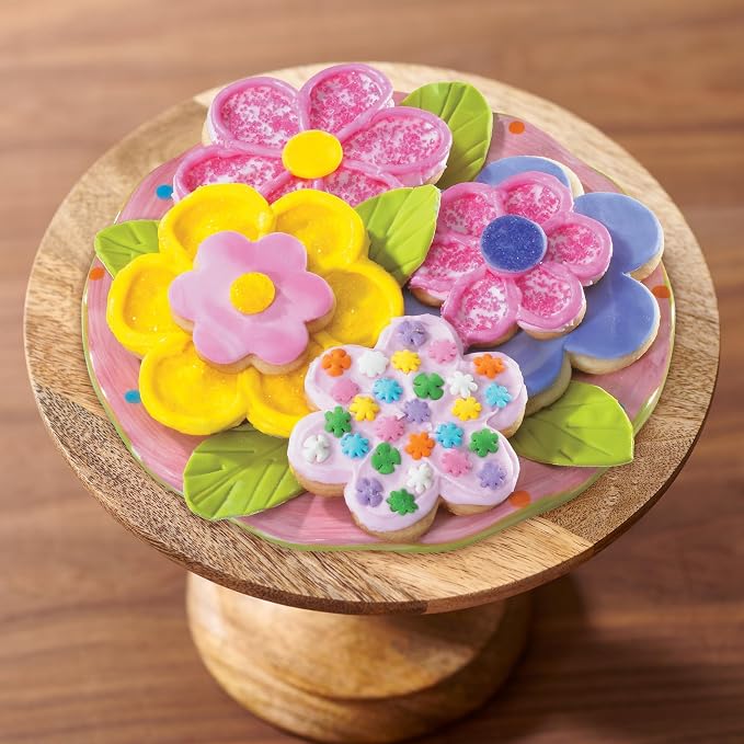 DECOPAC Quins Fancy Sprinkles, 19.5oz, Candy Sprinkles in Handheld Container, Edible Sprinkles For Celebration Cakes, Cupcakes, Cookies - Flower Shape Quins - Image 3
